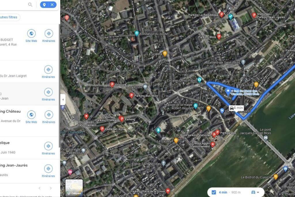 Appart Sweet Hypercentre 5mn Chateau Parking Voiture Velos